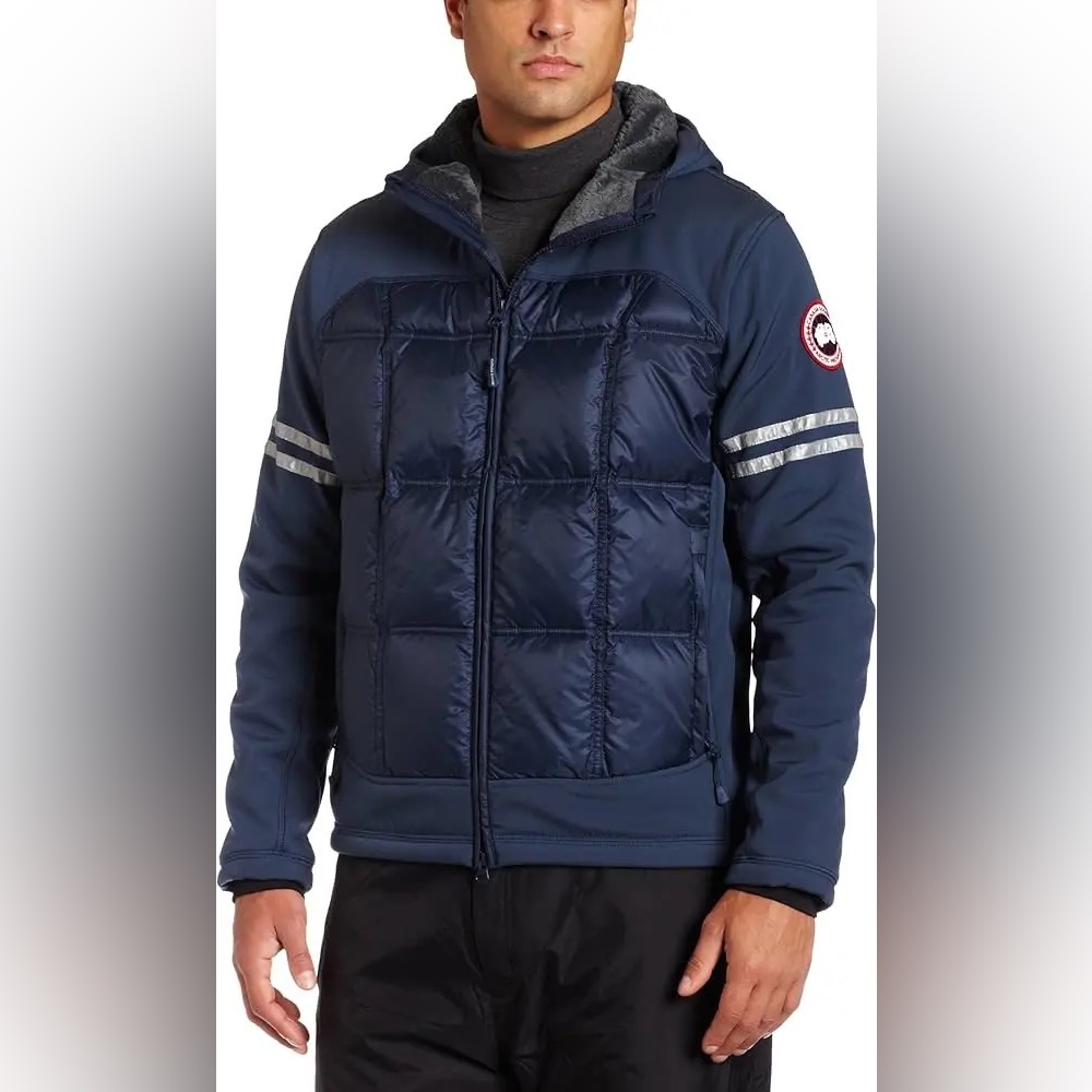 Men’s Canada Goose Down & Nylon Hybridge Puffer Jacket